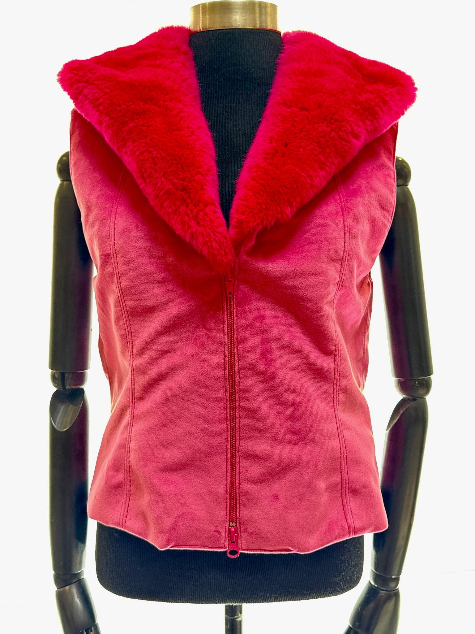 Fuchsia Rex Collar Pink, Fabric Bodice