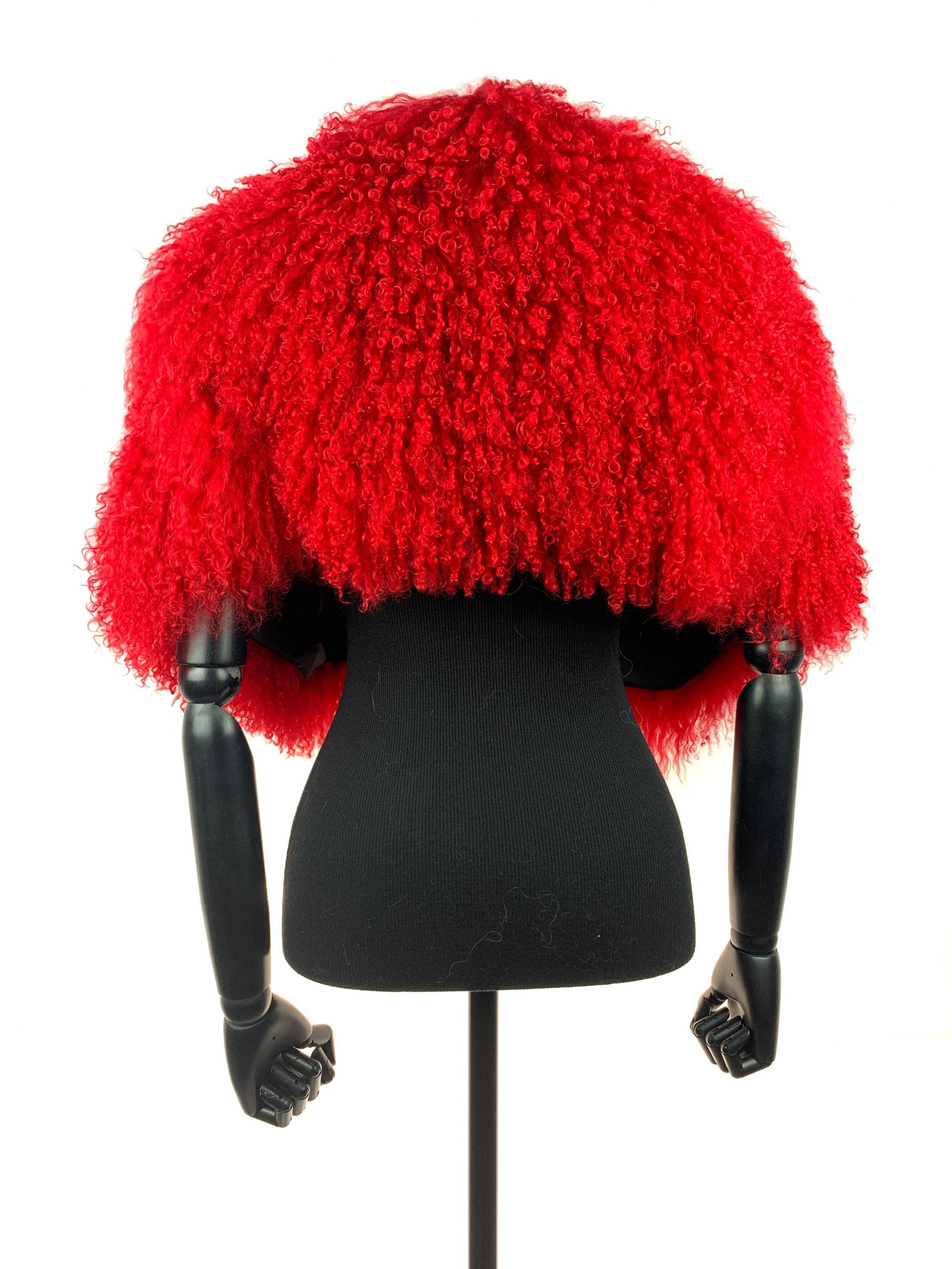 Scarlett Red tibetan lamb - gail