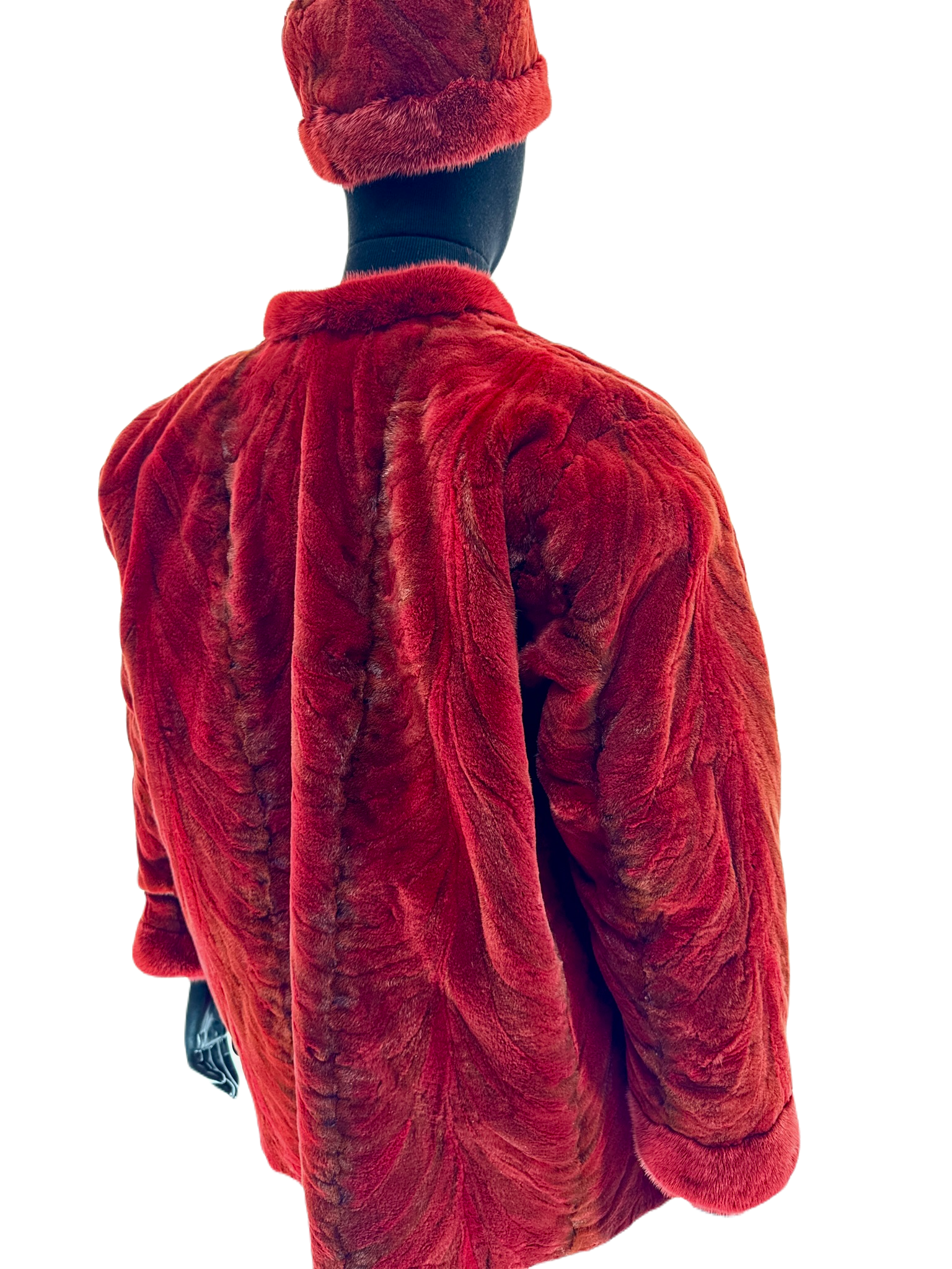 Reo Vellex fully reversible waterproof jacket with matching hat
