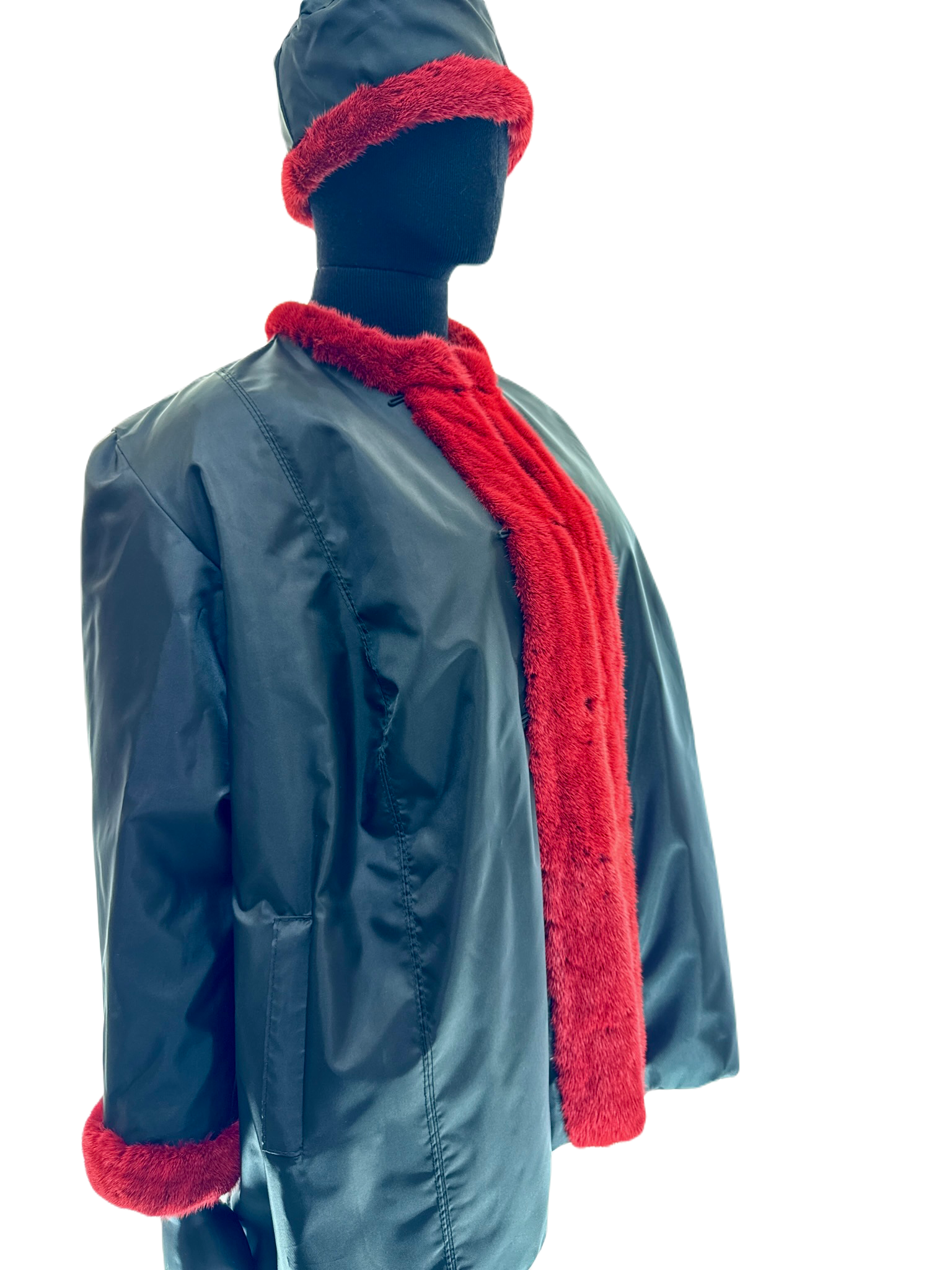Reo Vellex fully reversible waterproof jacket with matching hat