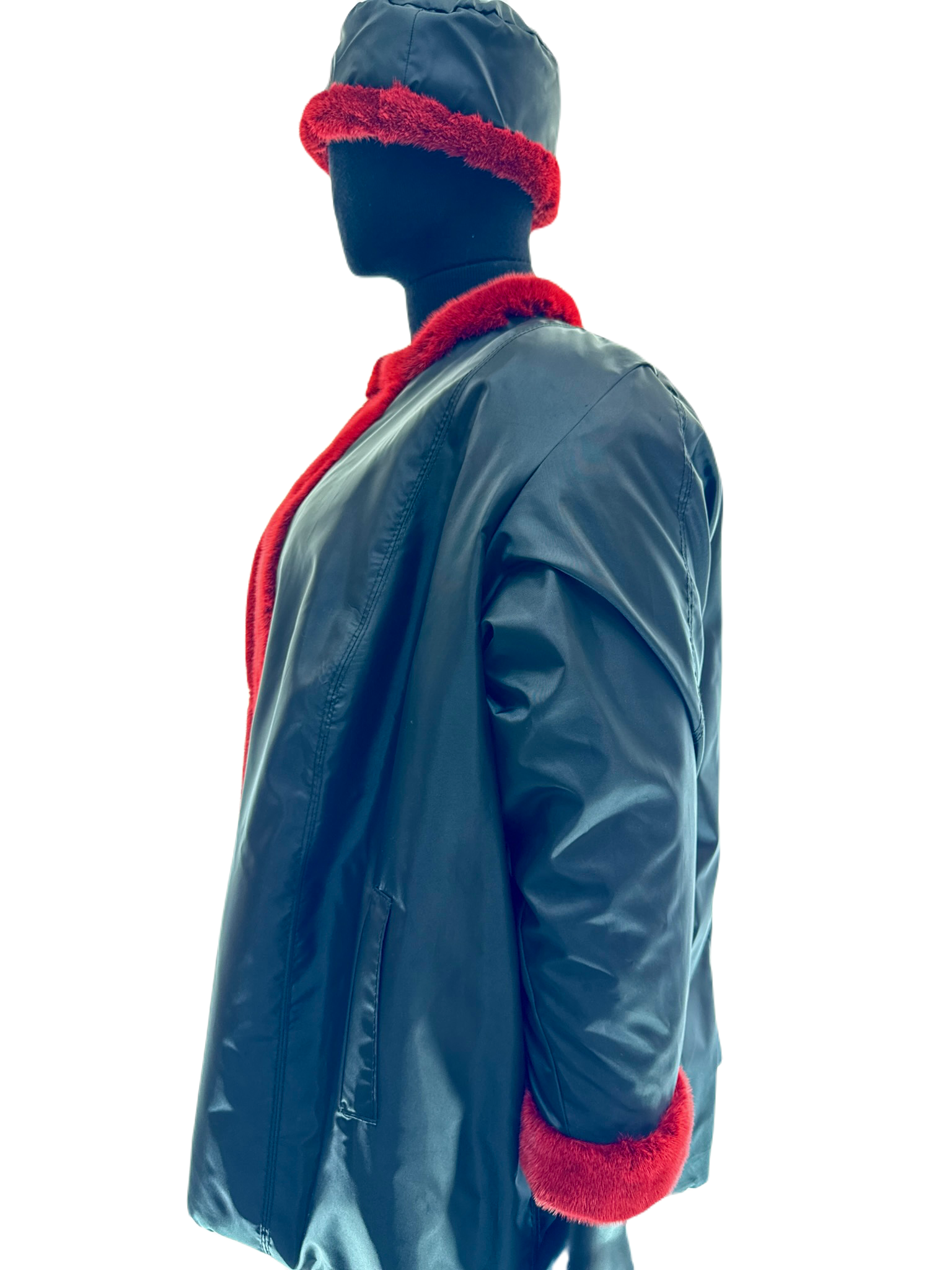 Reo Vellex fully reversible waterproof jacket with matching hat