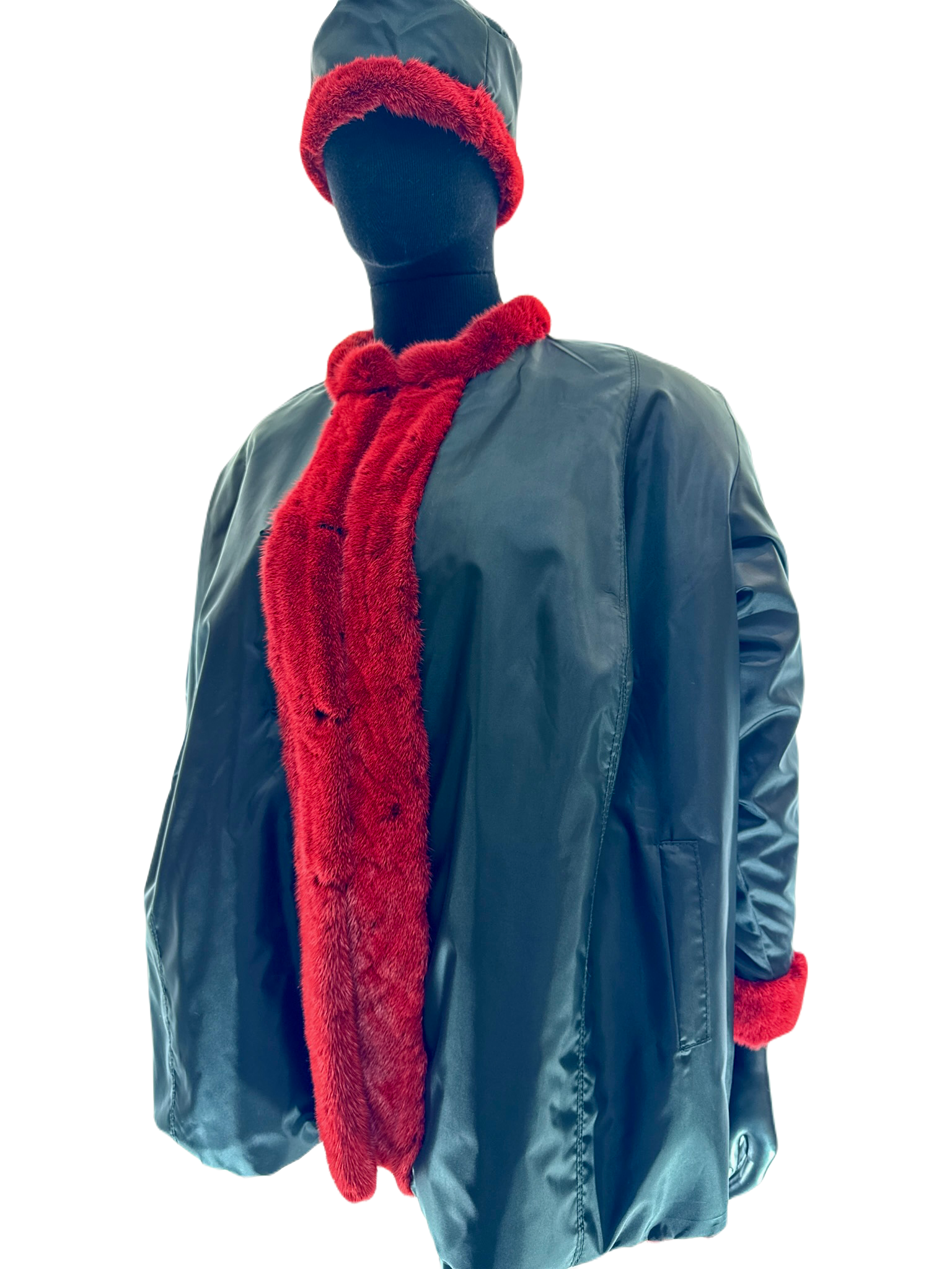 Reo Vellex fully reversible waterproof jacket with matching hat