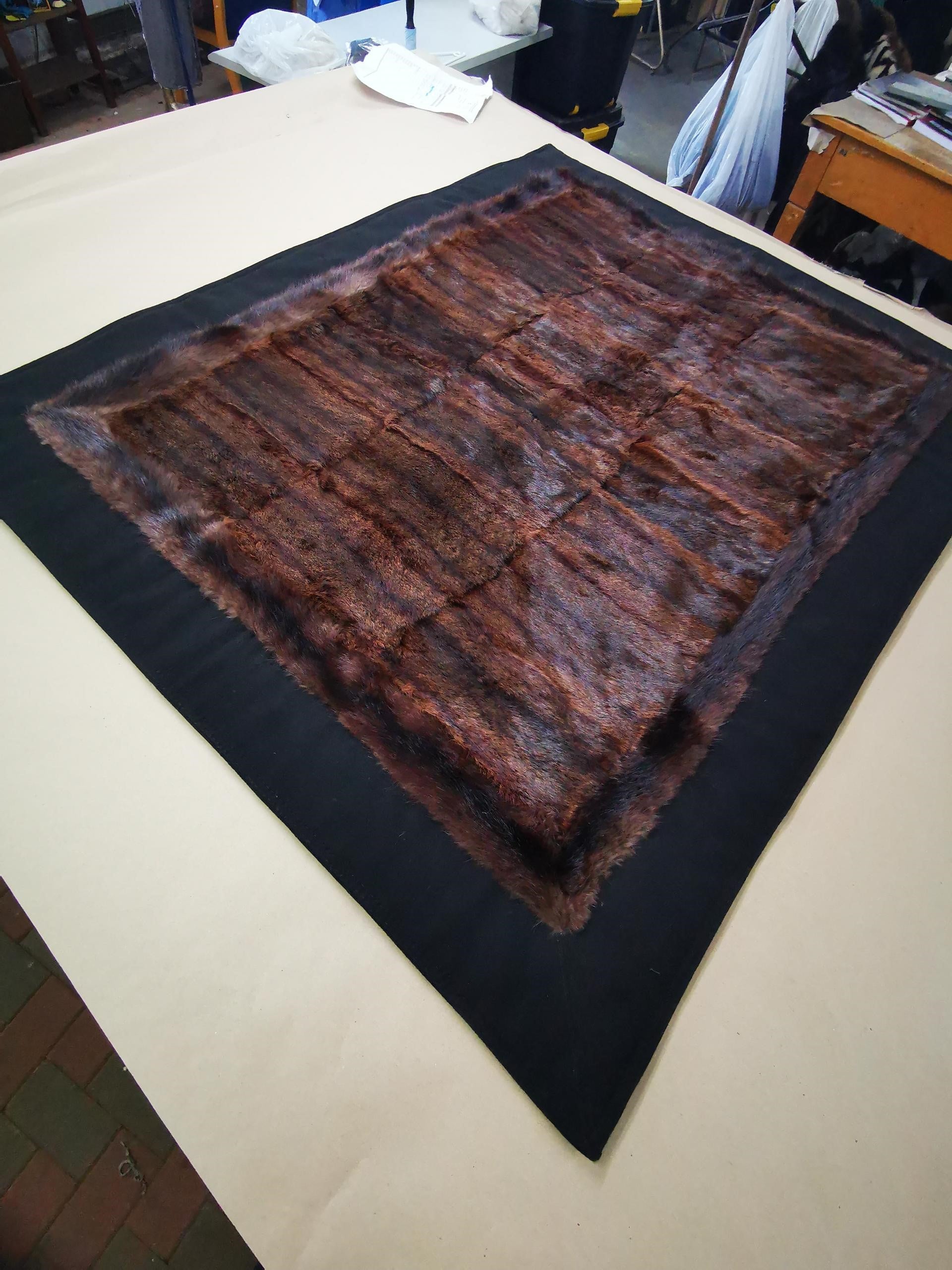 Chestnut Coney with Mohogany Musquash 105 x 136cm