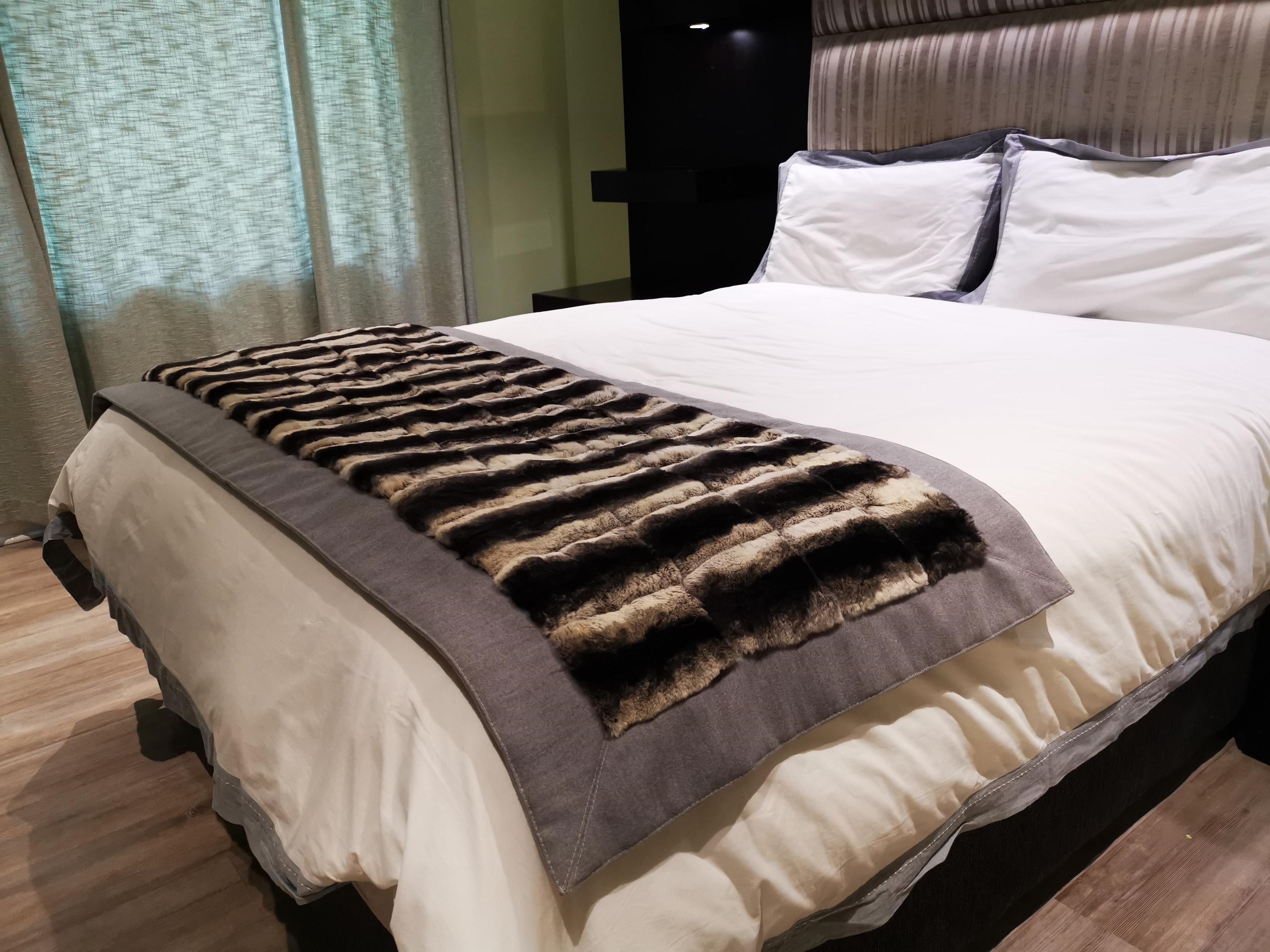 Chinchilla Fur Throw