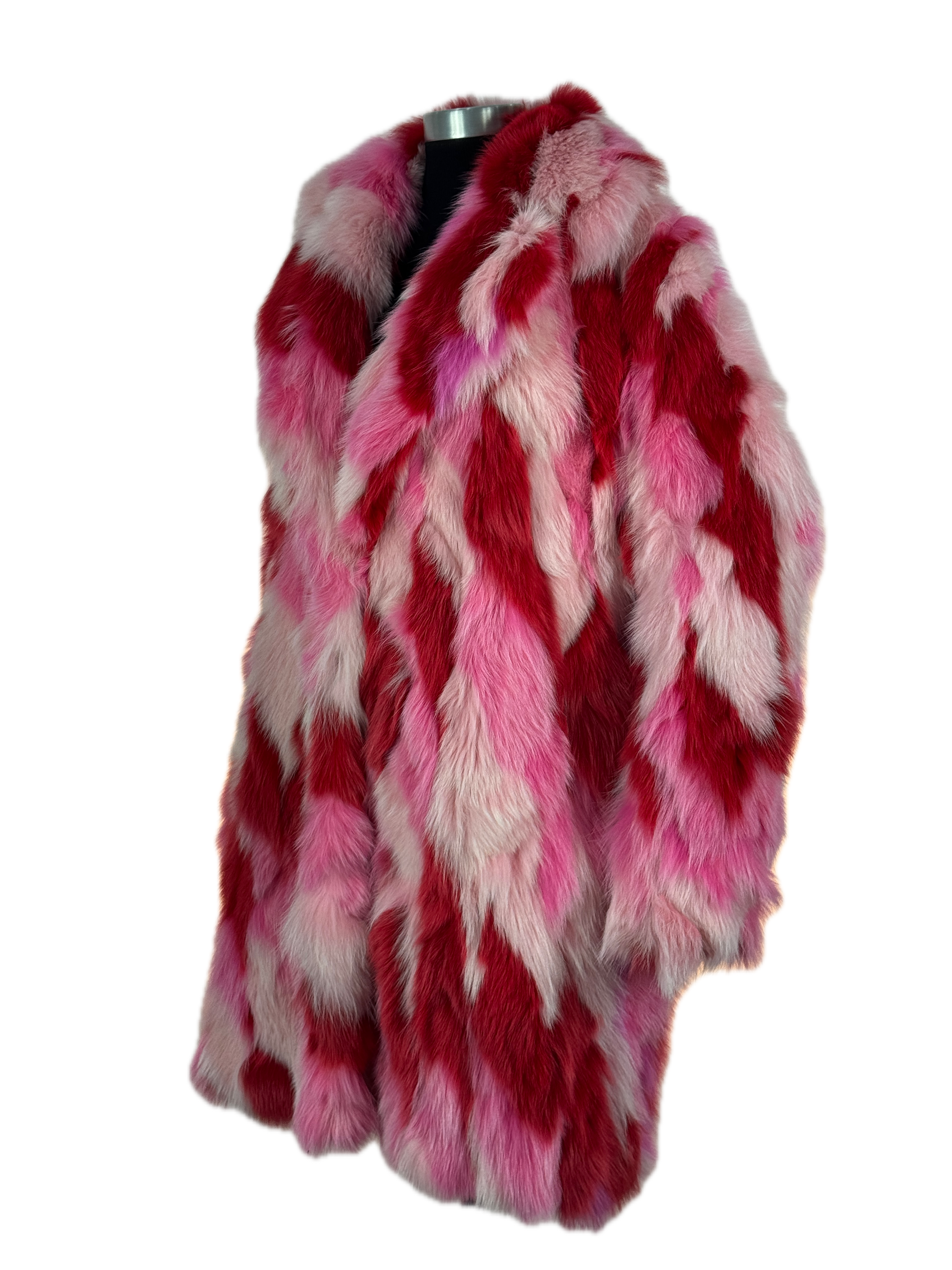 "Plus Size + Confidence" Fox Portion Multi Colour Coat
