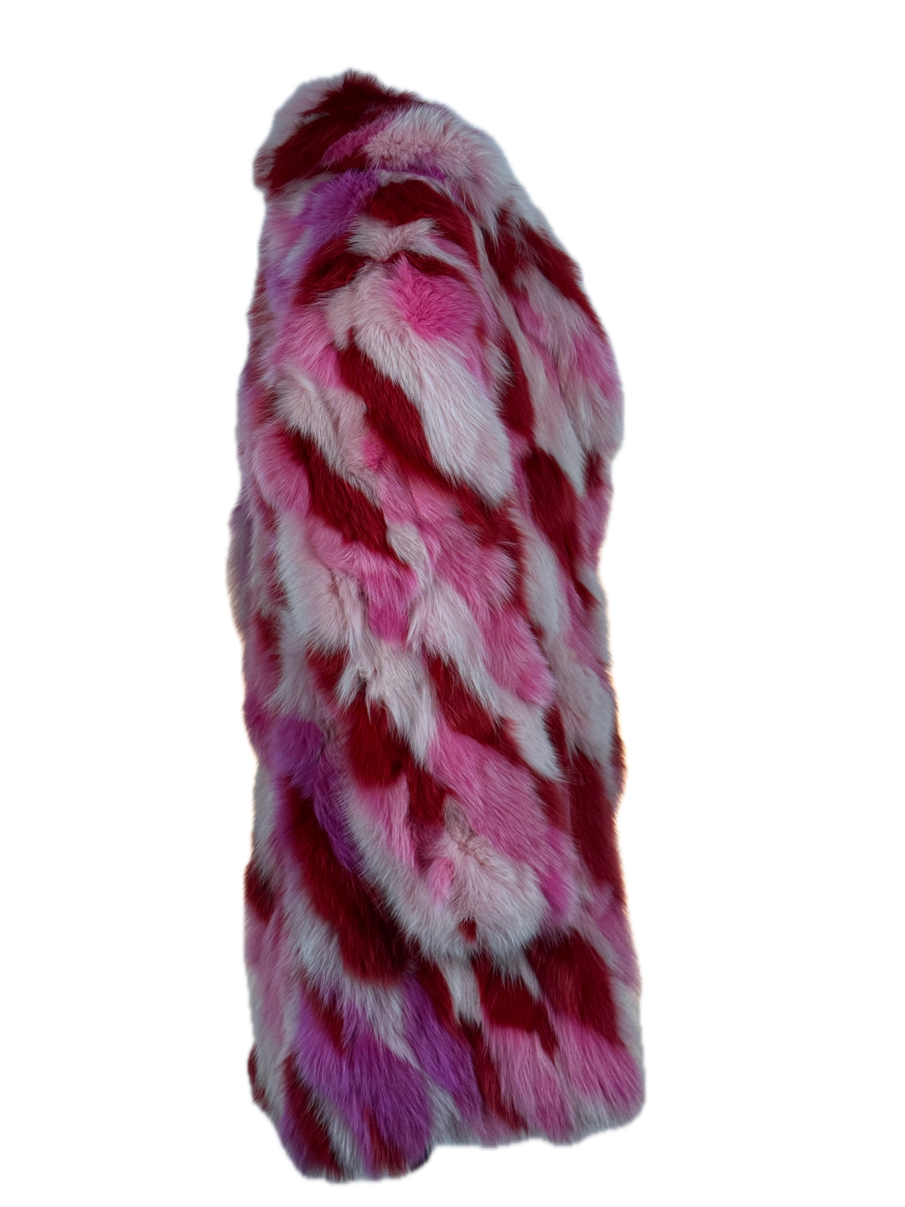 "Plus Size + Confidence" Fox Portion Multi Colour Coat