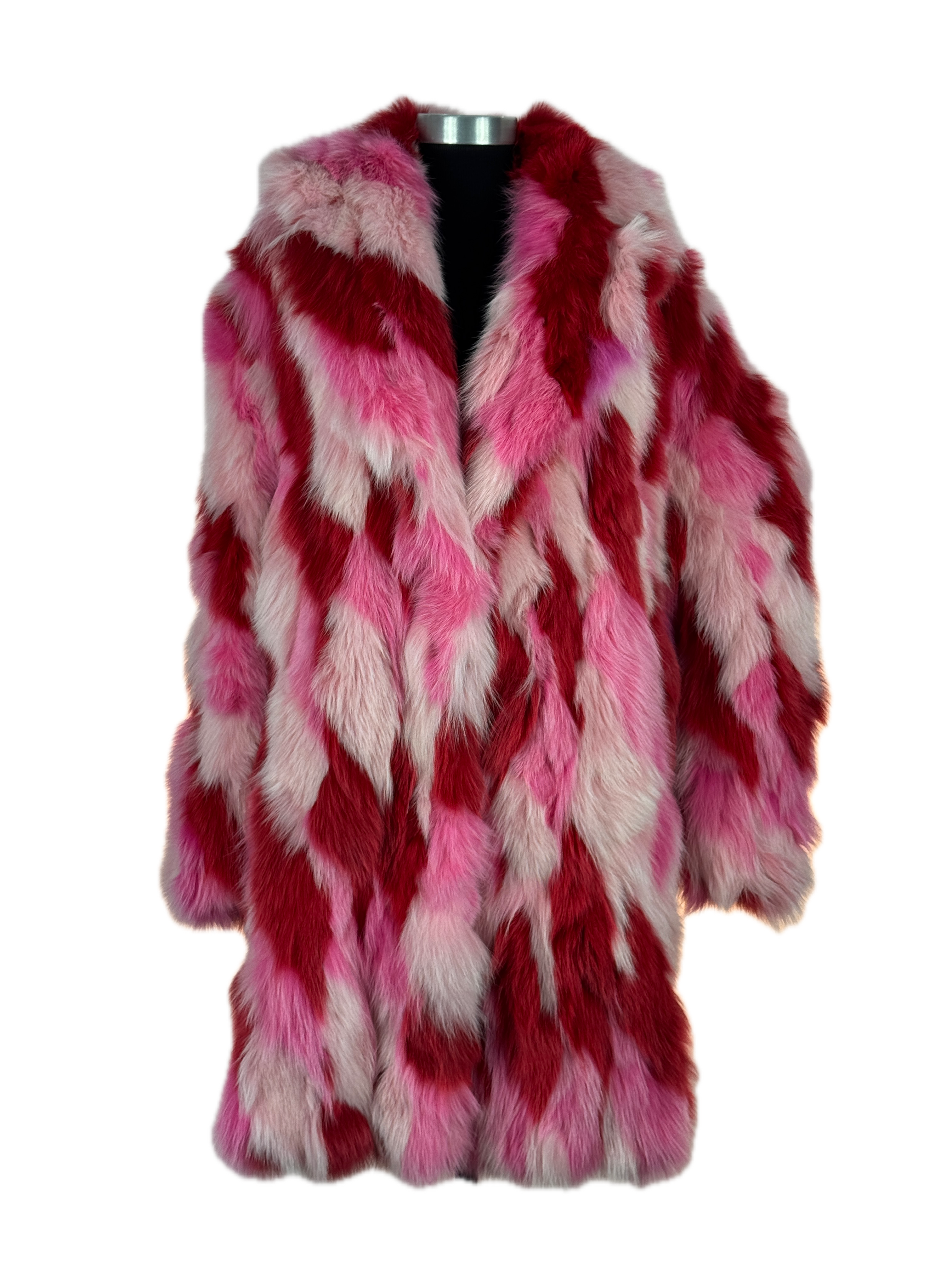 "Plus Size + Confidence" Fox Portion Multi Colour Coat
