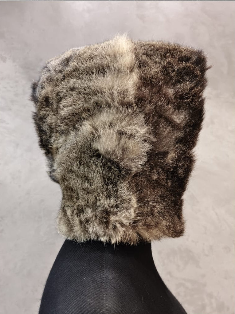 # 14305 Two Tone fur loose hoody