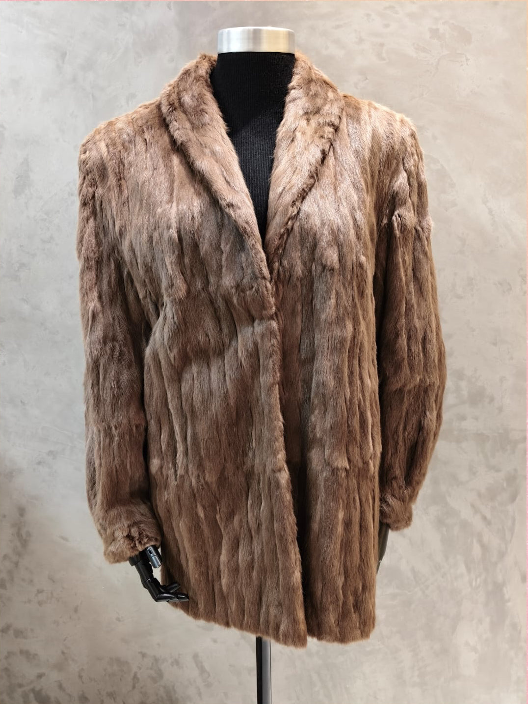 # 14205 Mid Brown Canadian Squirrel Jacket.