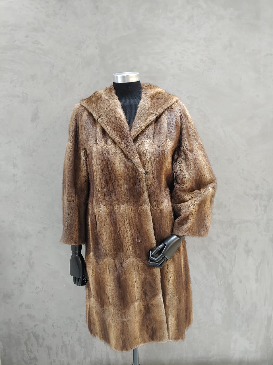 #1333.1 Taupe Musqush Coat.