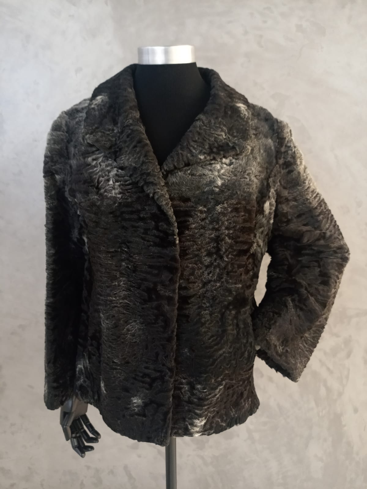 #13864 Charcoal/Grey Swakara Jacket