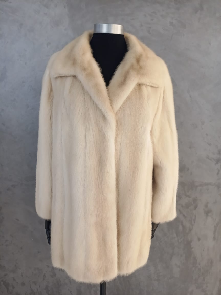 #13057.1 Azurine Long Mink Jacket