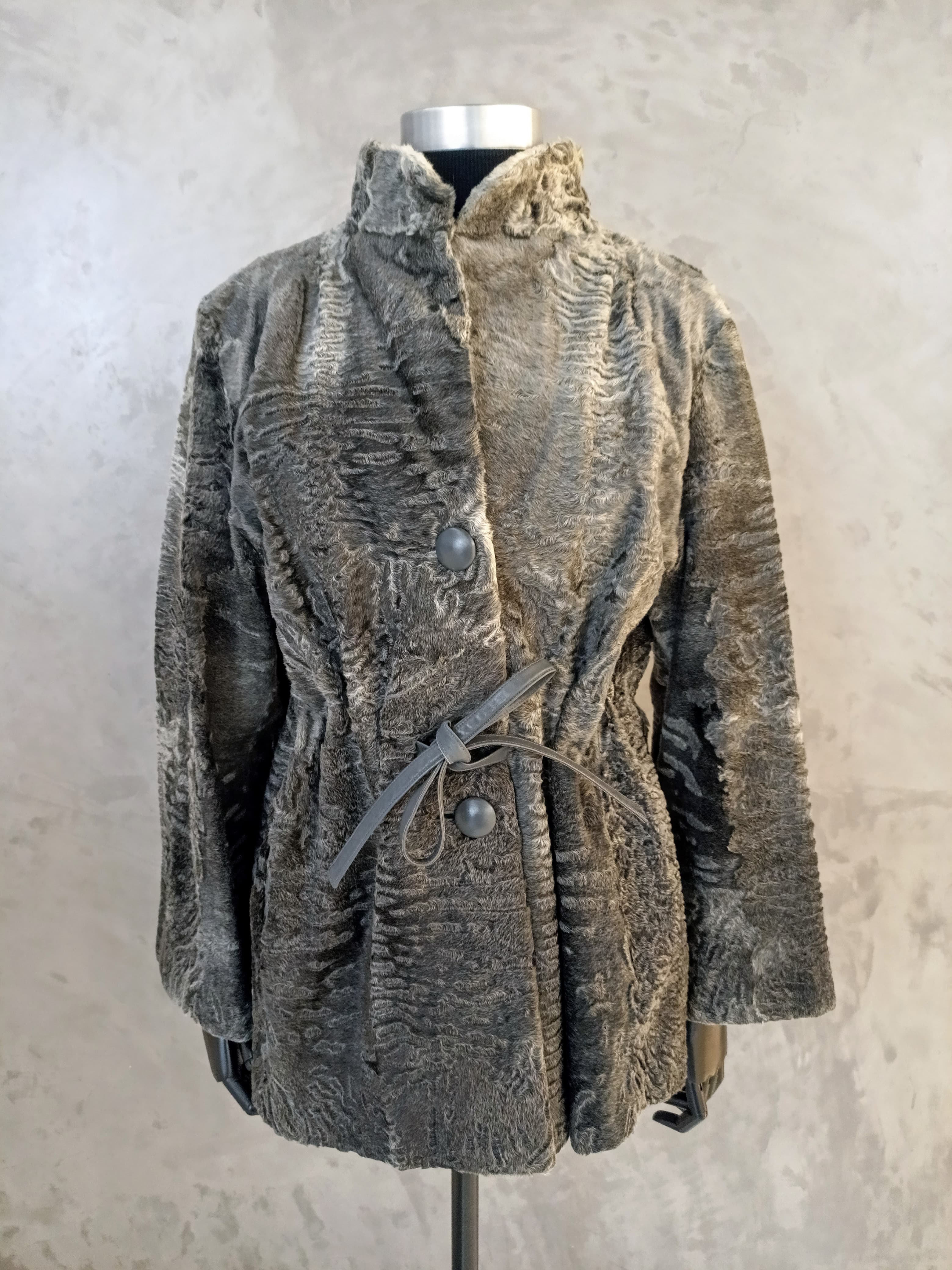 #14083 Multi Colour Grey Swakara Jacket.