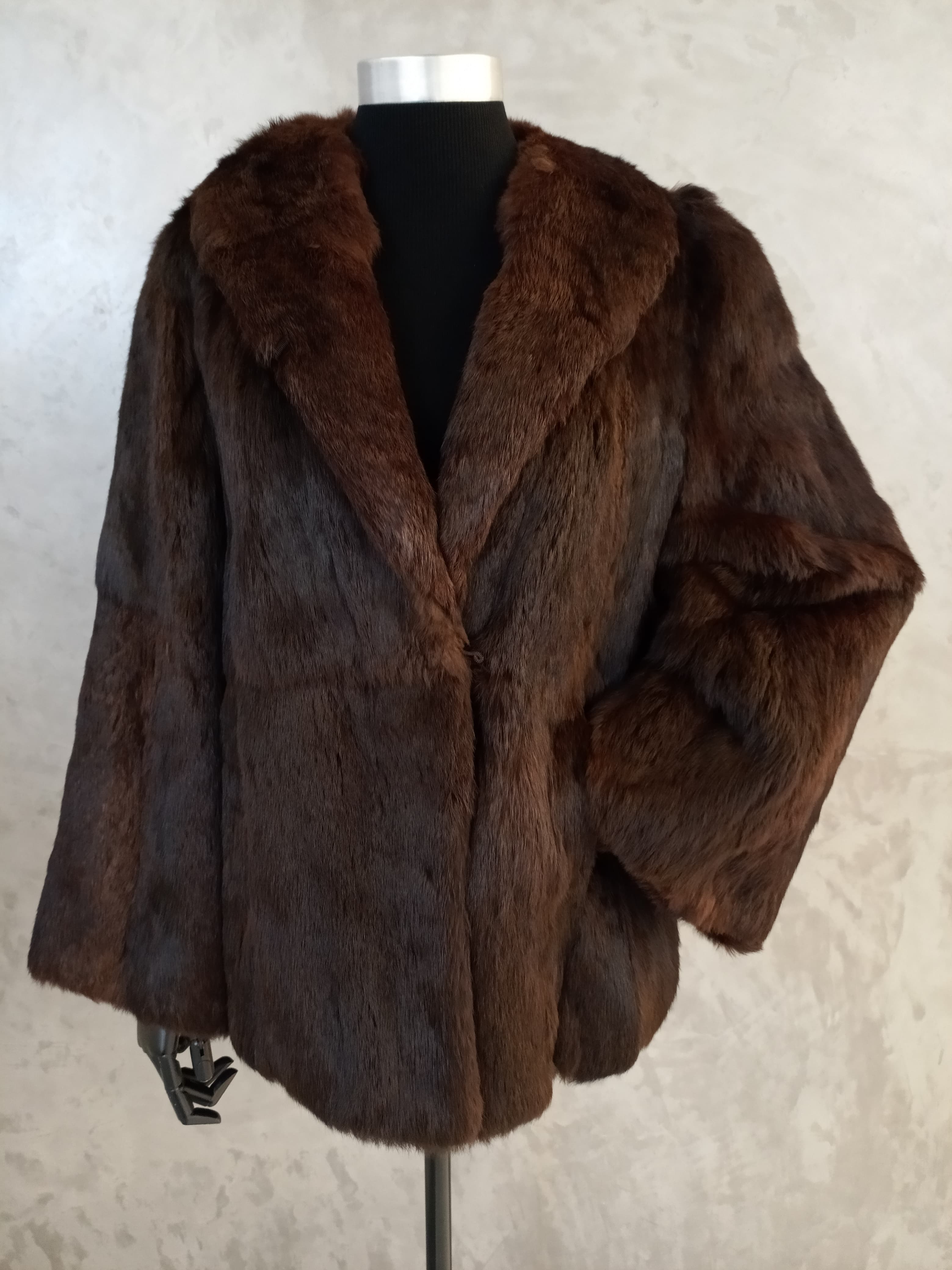 #14105 Chocolate Brown Coney Jacket
