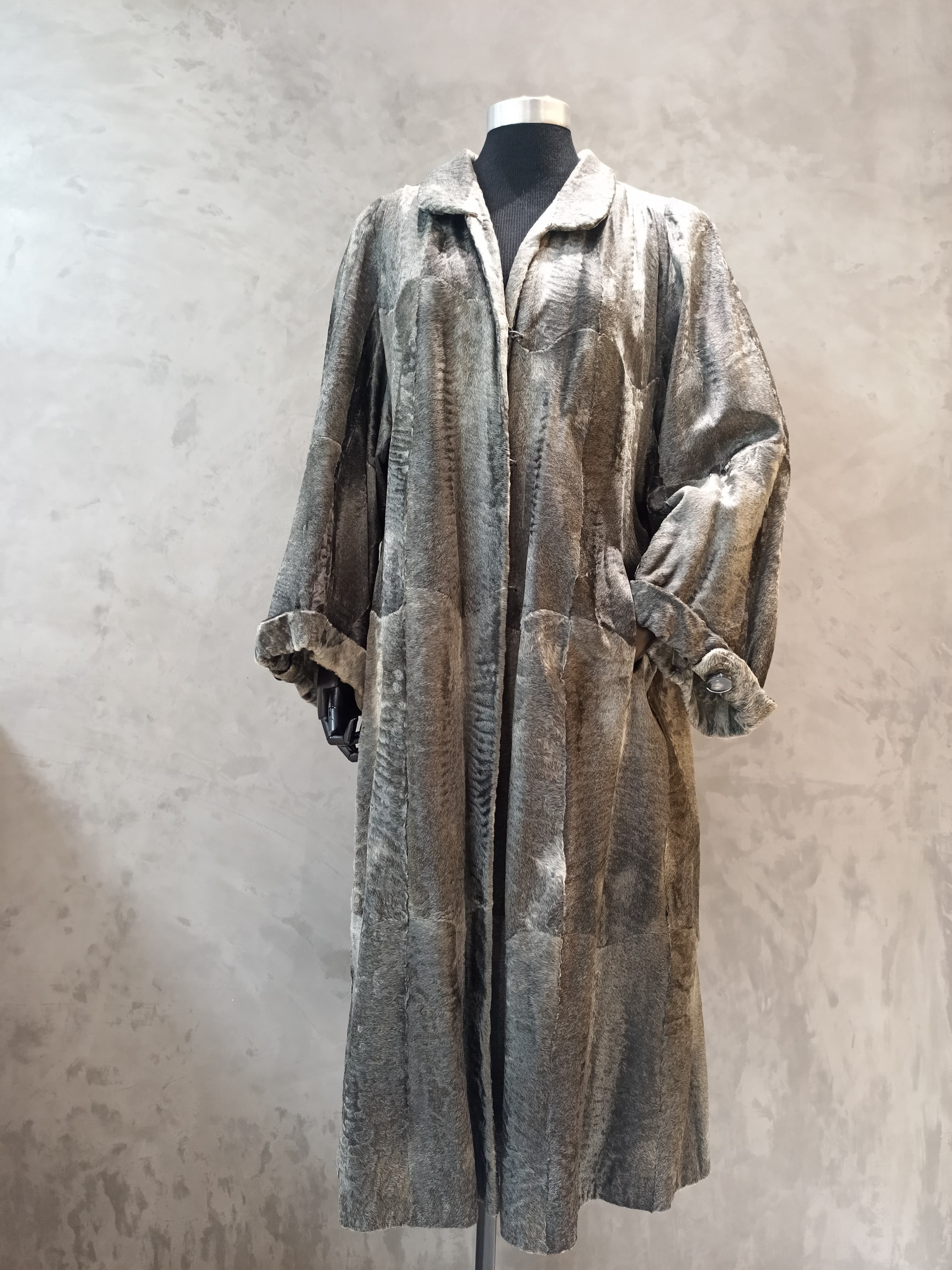 #14173 Natural Grey "Indian Lamb" Coat