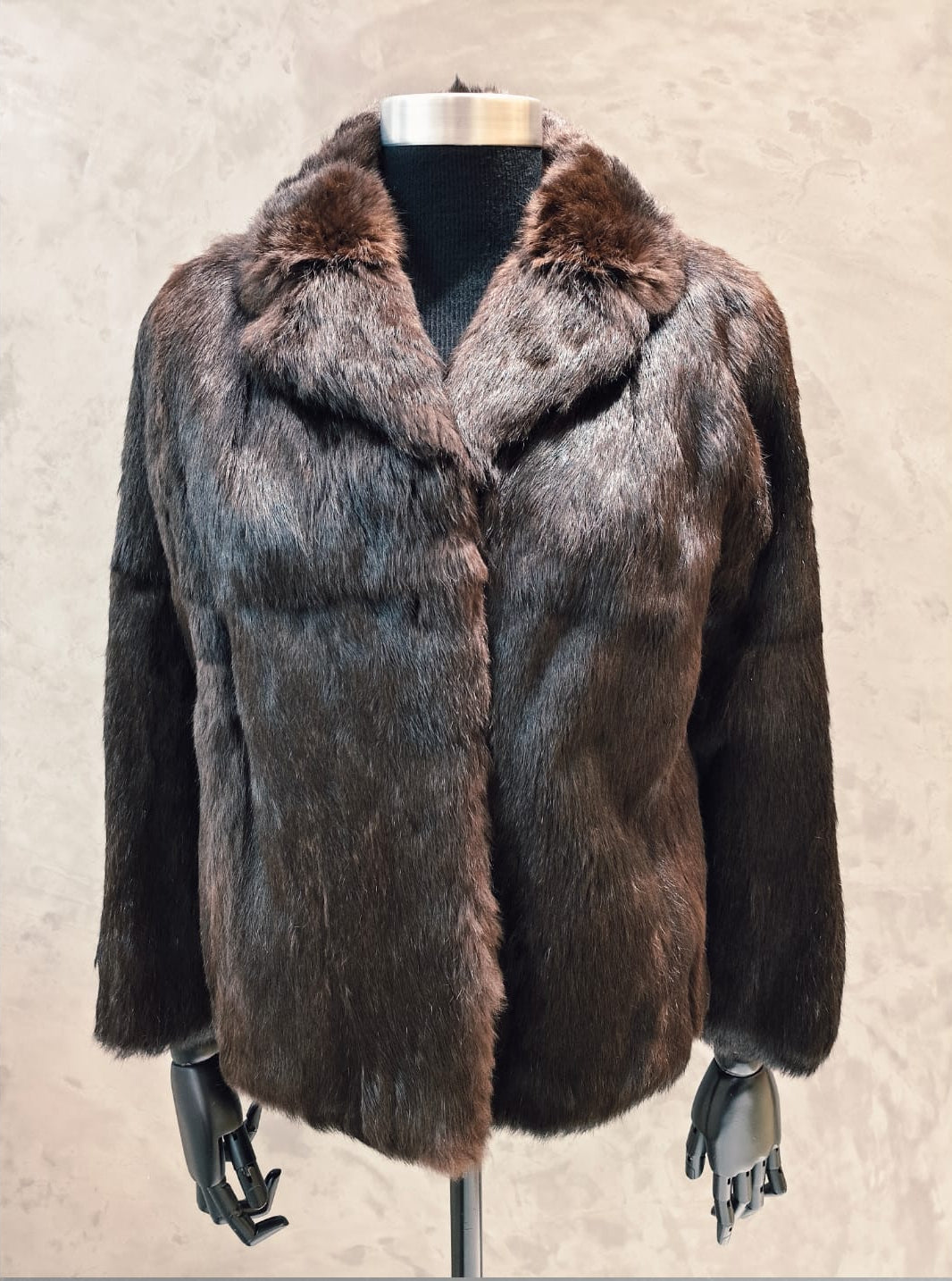 #14341 Dark Brown Coney Jacket