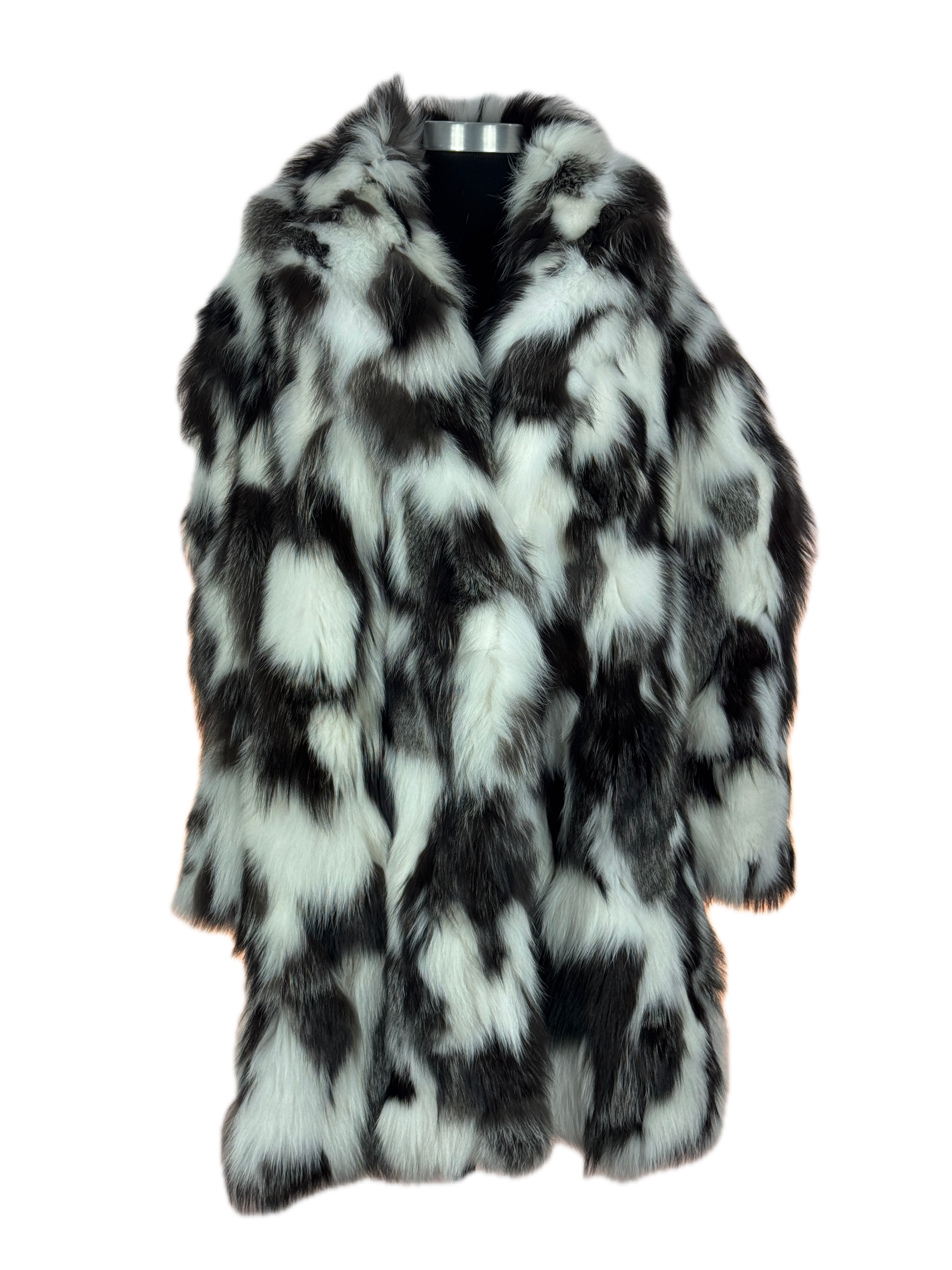 "Plus size + Confidence" Fox Portion Multi Colour Coat