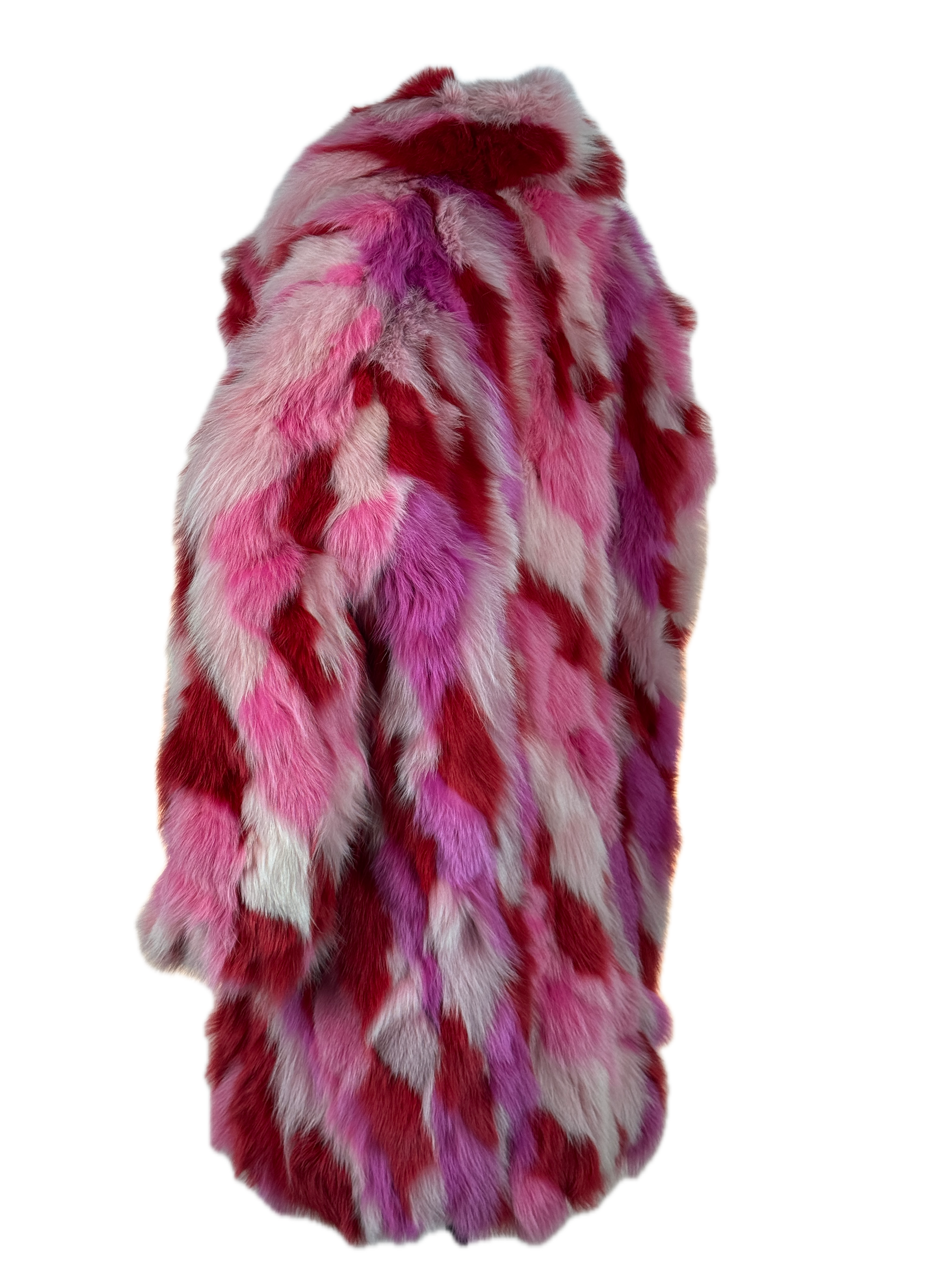 "Plus Size + Confidence" Fox Portion Multi Colour Coat