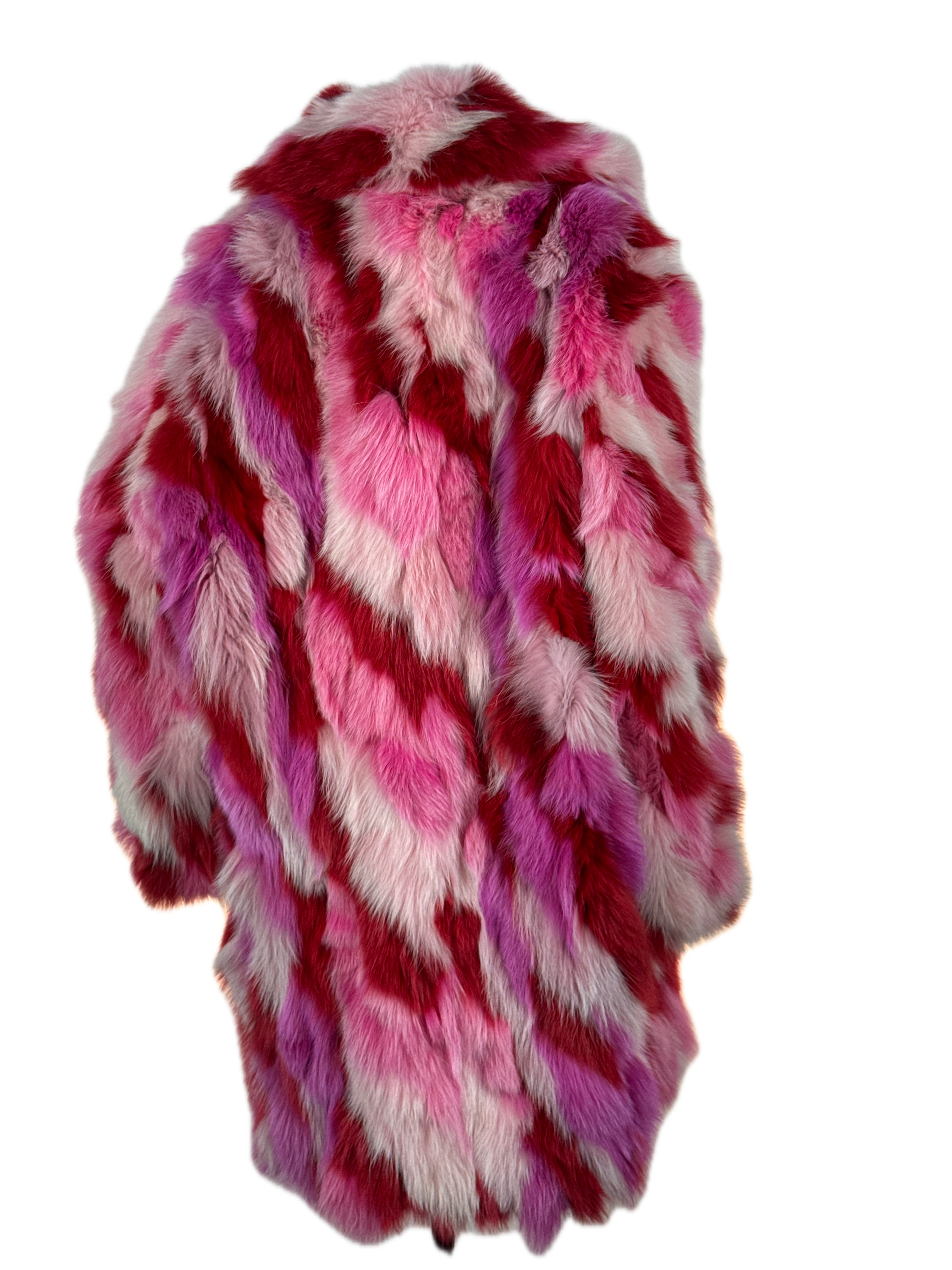 "Plus Size + Confidence" Fox Portion Multi Colour Coat