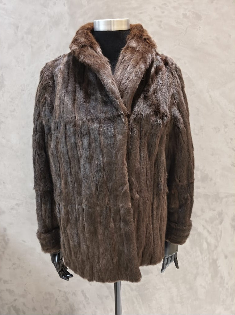 # 13982.1 Brown Canadian Squirrel Jacket