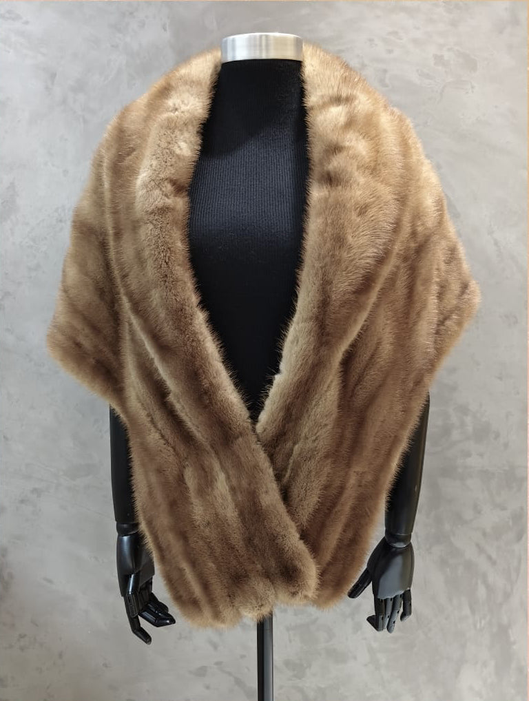 # 14305 Pastel Mink Cape.