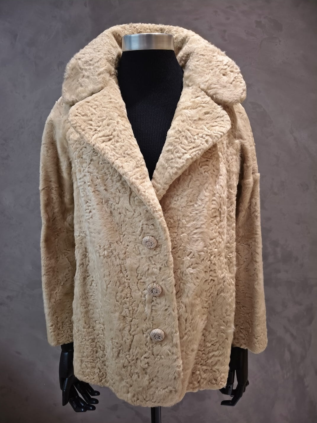 # 14396  Beige Karakul Jacket