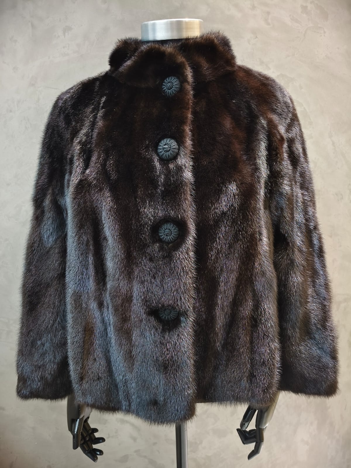 #14262.1 Dark Ranch Mink Short Jacket