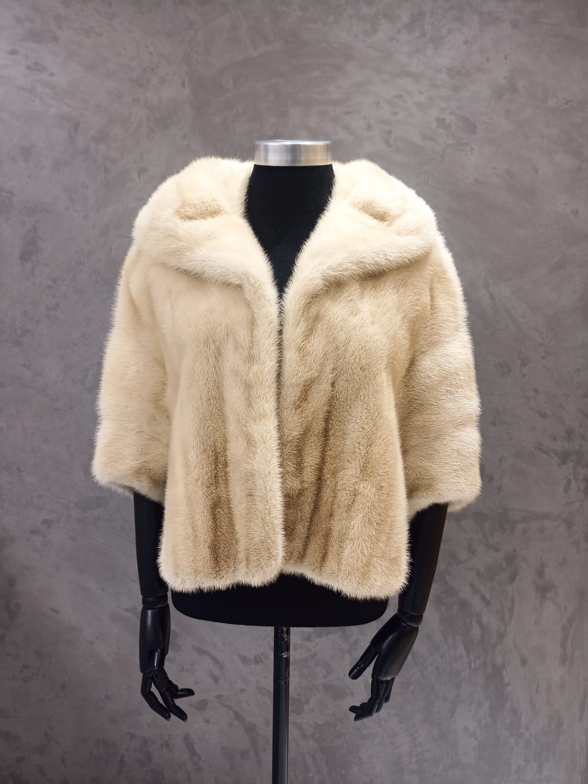 #CPT 18230 Tourmaline Mink Bolero Including Hat and Krawat.
