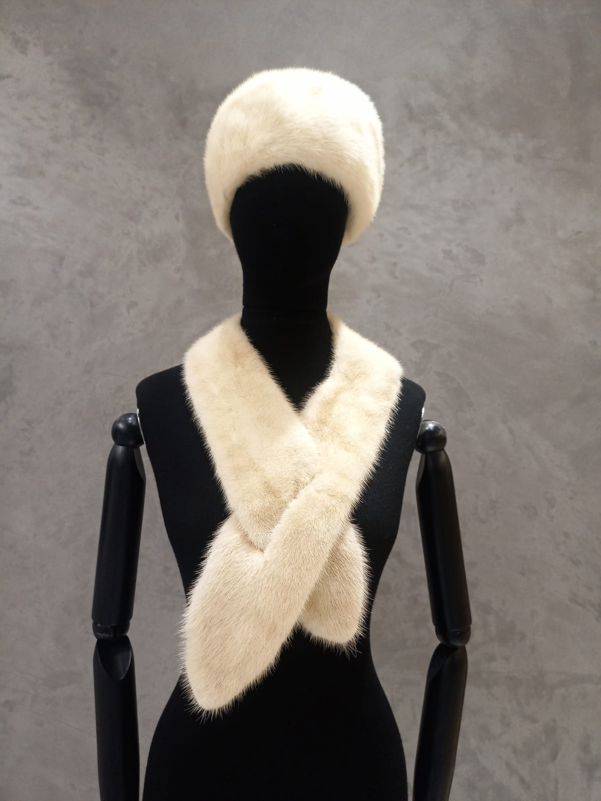 #CPT 18230 Tourmaline Mink Bolero Including Hat and Krawat.