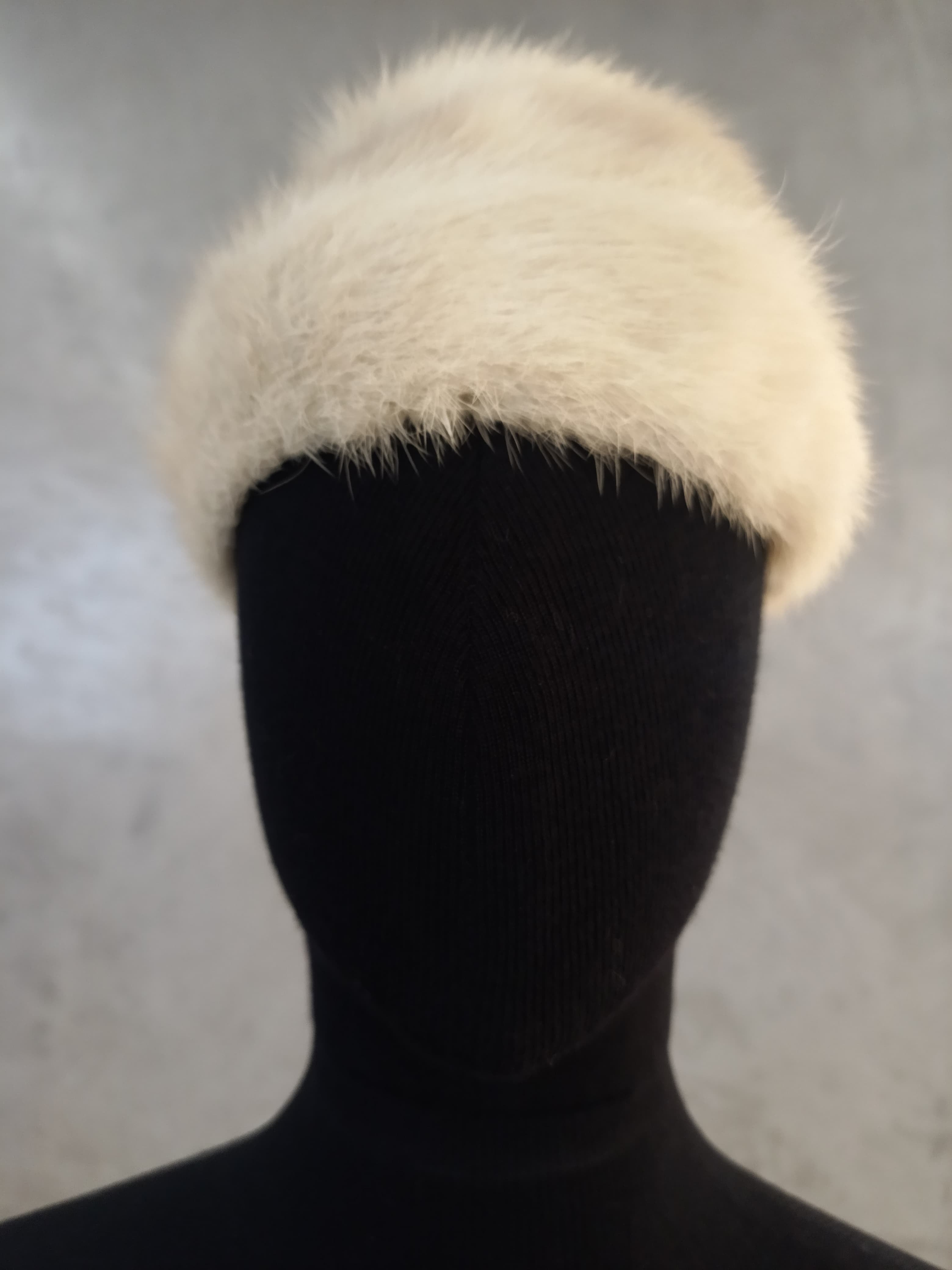 #14087.1 Tourmaline Mink Dome Hat