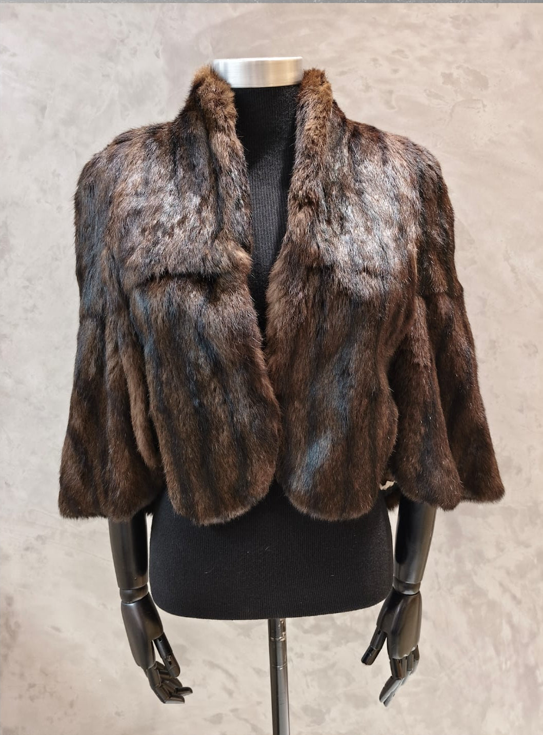 #CPT 18008.1 Brown Striped Coney Cape