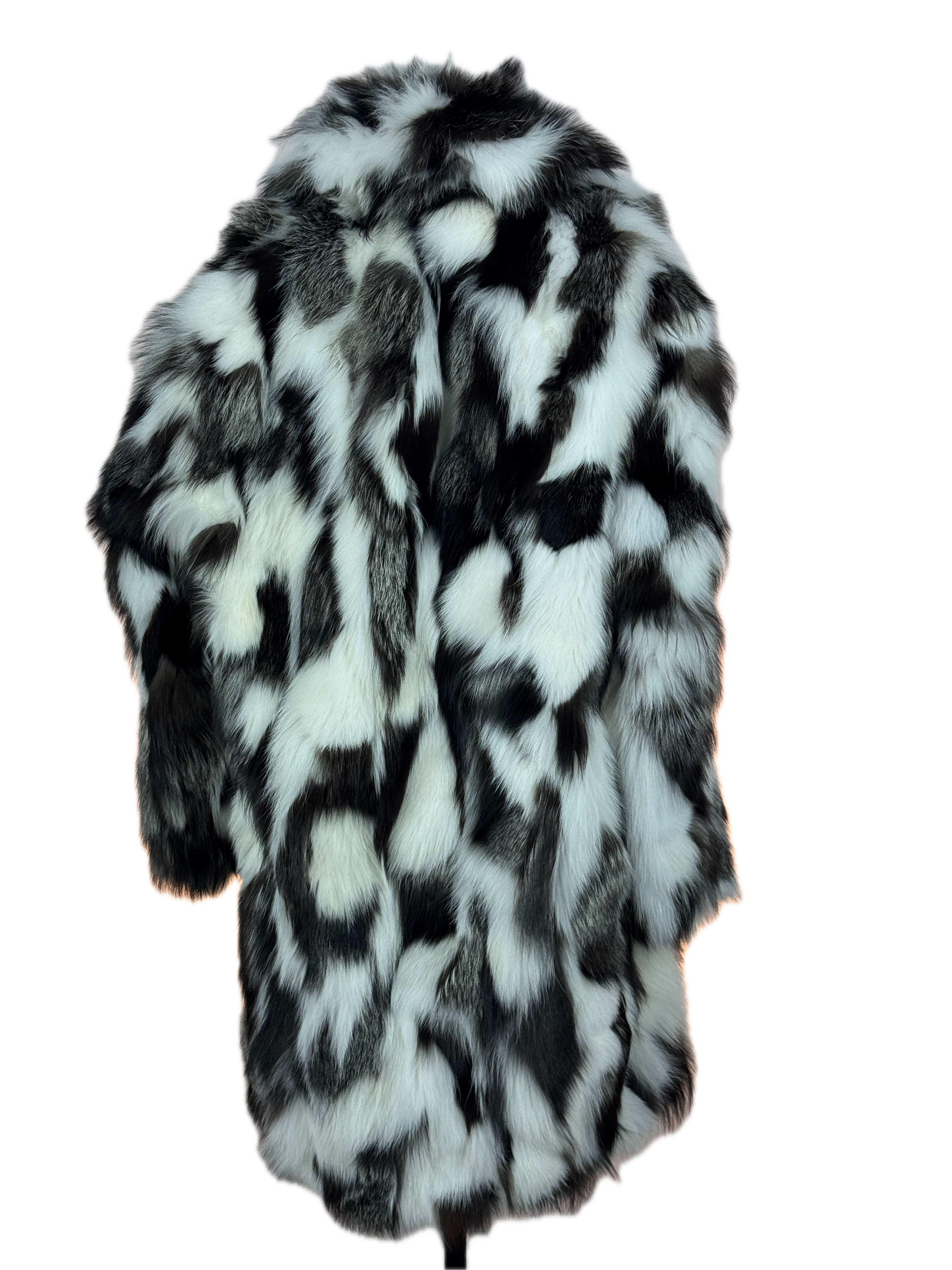 "Plus size + Confidence" Fox Portion Multi Colour Coat