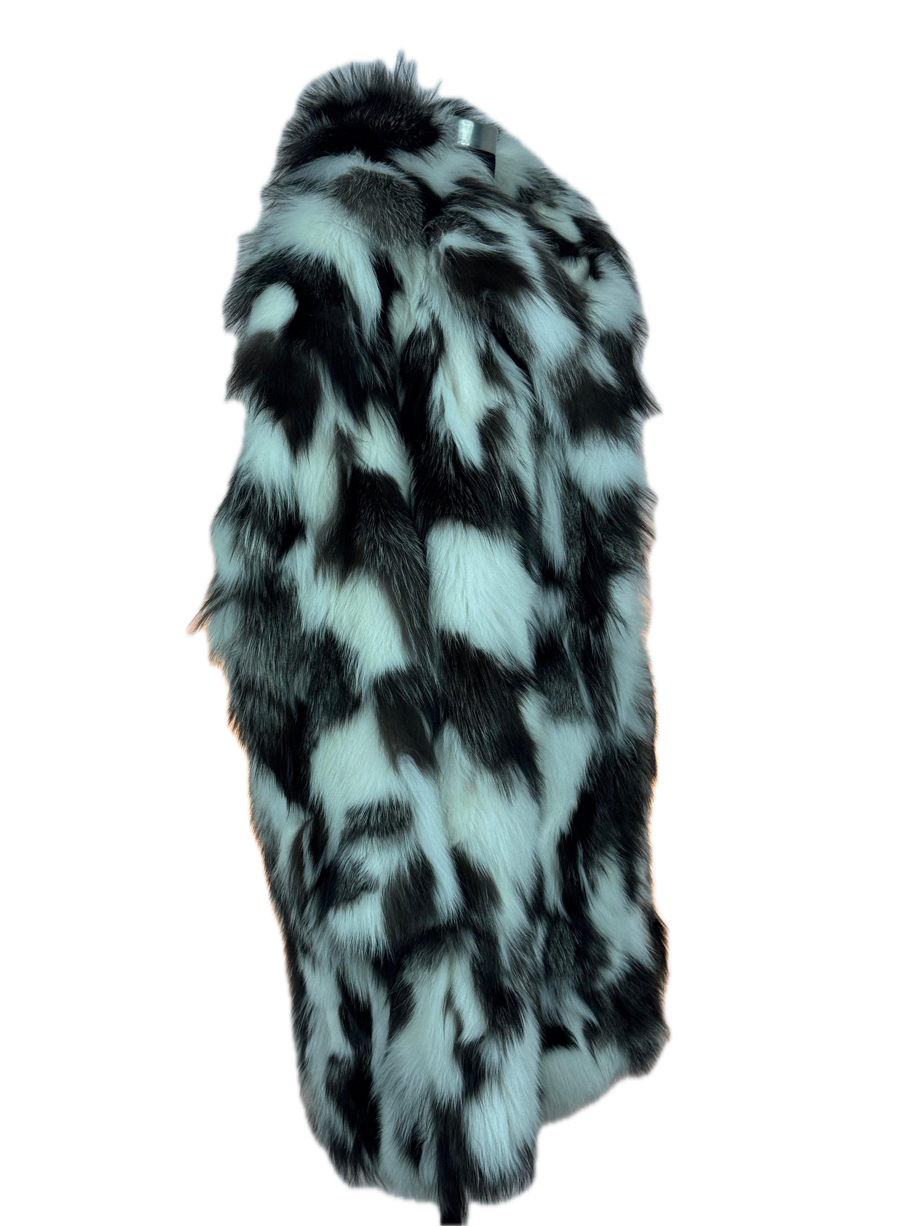 "Plus size + Confidence" Fox Portion Multi Colour Coat