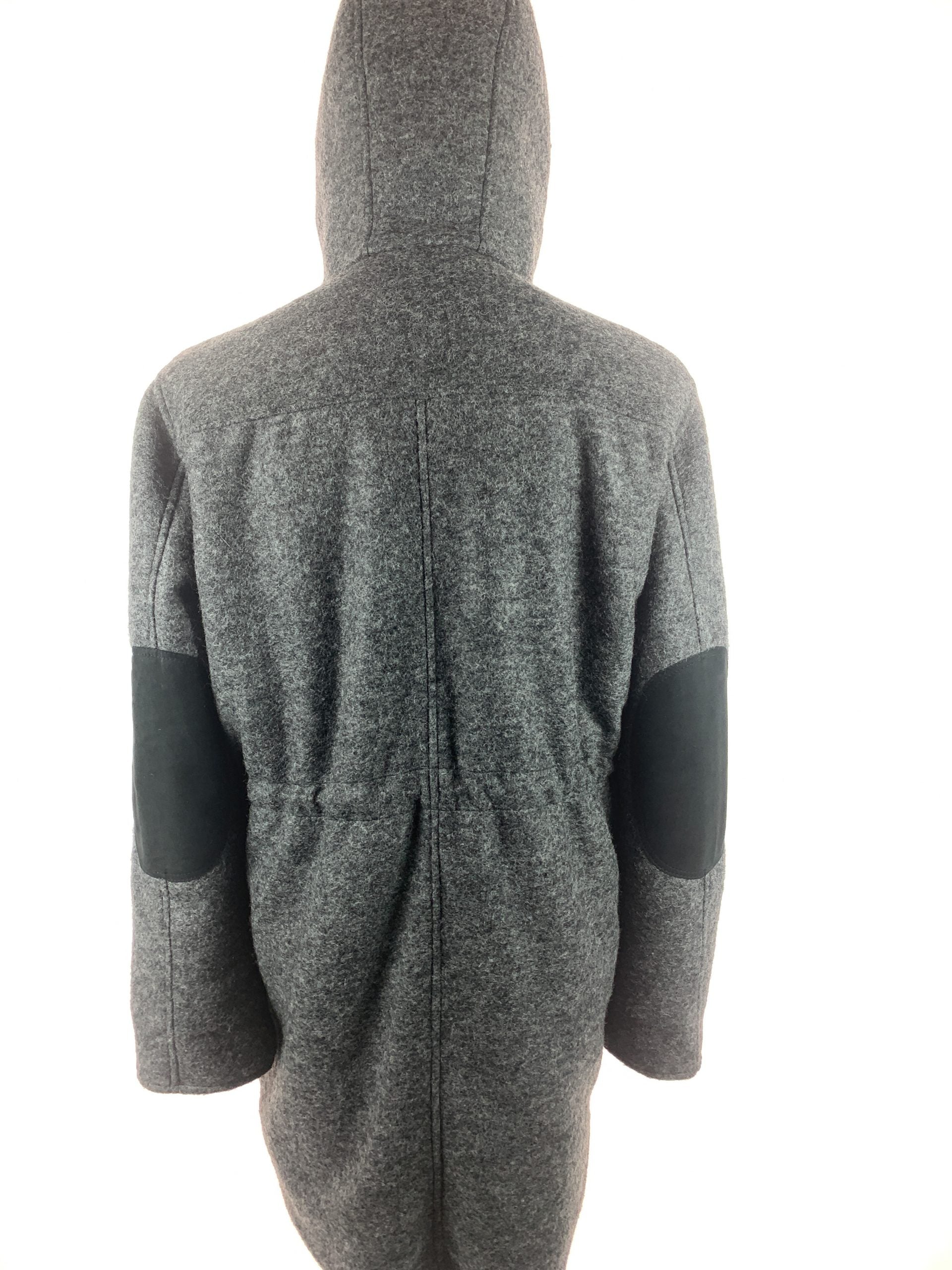 Racoon trim gent's inner puffer jacket
