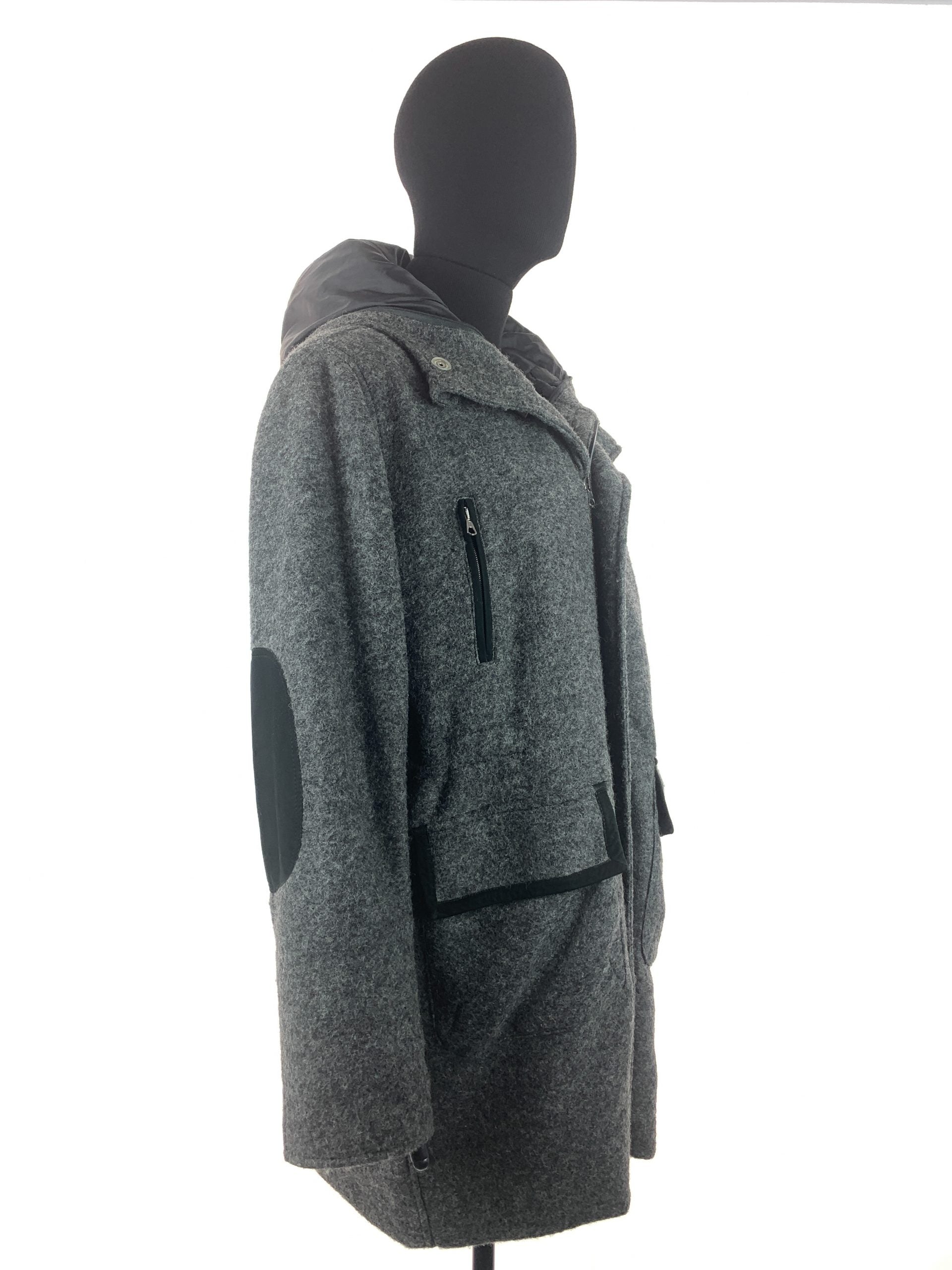 Racoon trim gent's inner puffer jacket