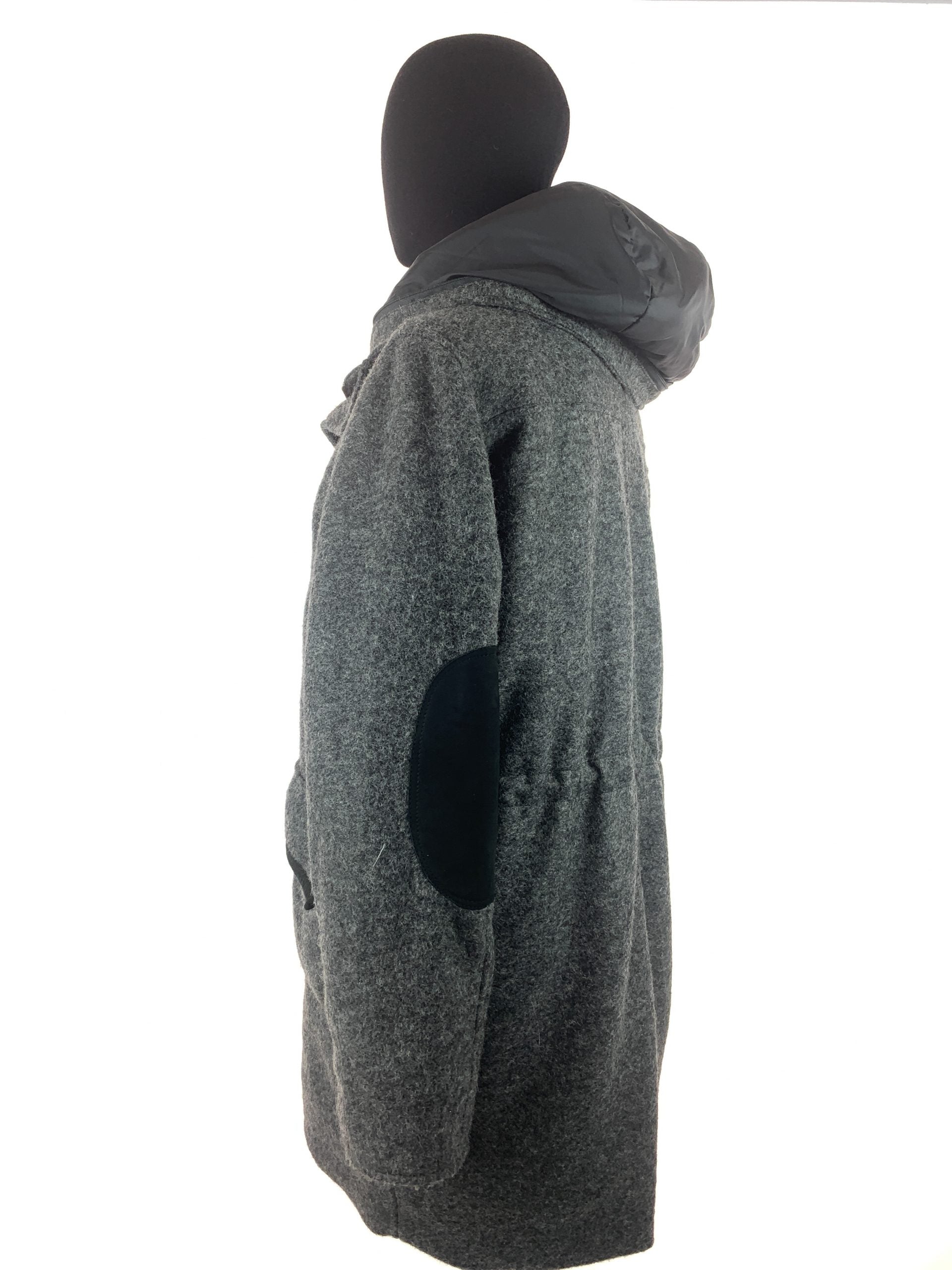 Racoon trim gent's inner puffer jacket