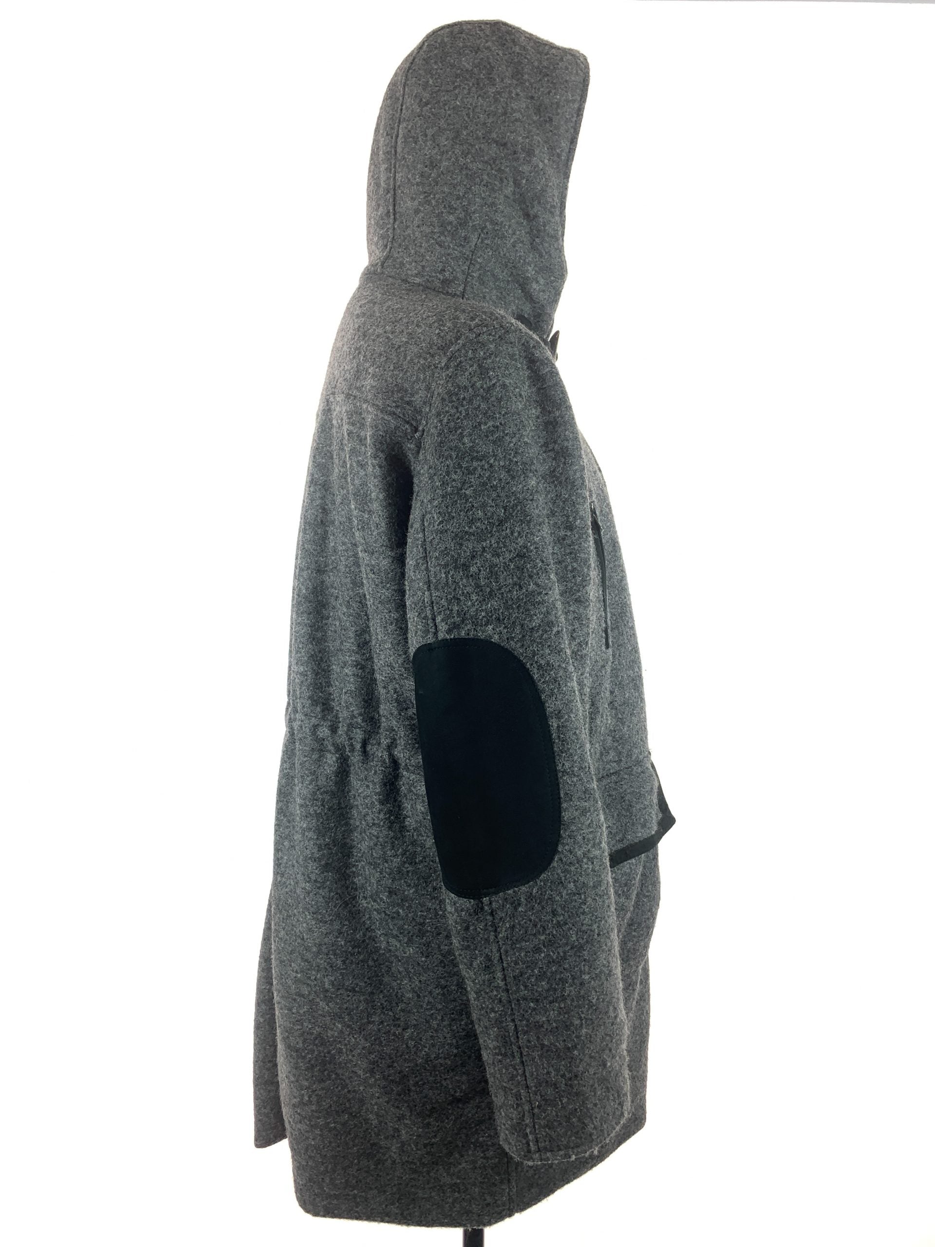 Racoon trim gent's inner puffer jacket