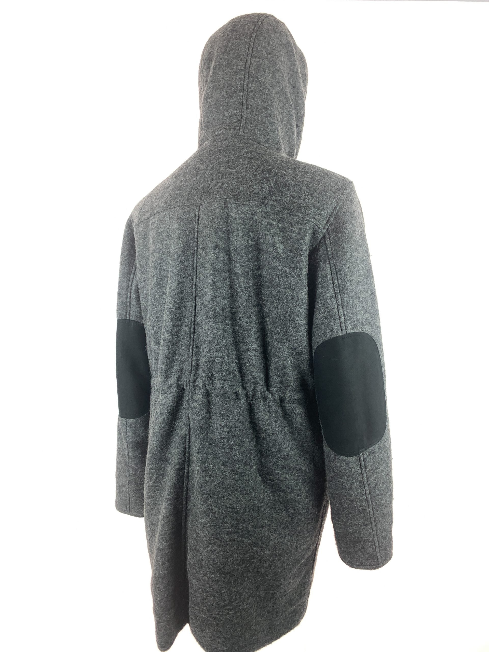 Racoon trim gent's inner puffer jacket