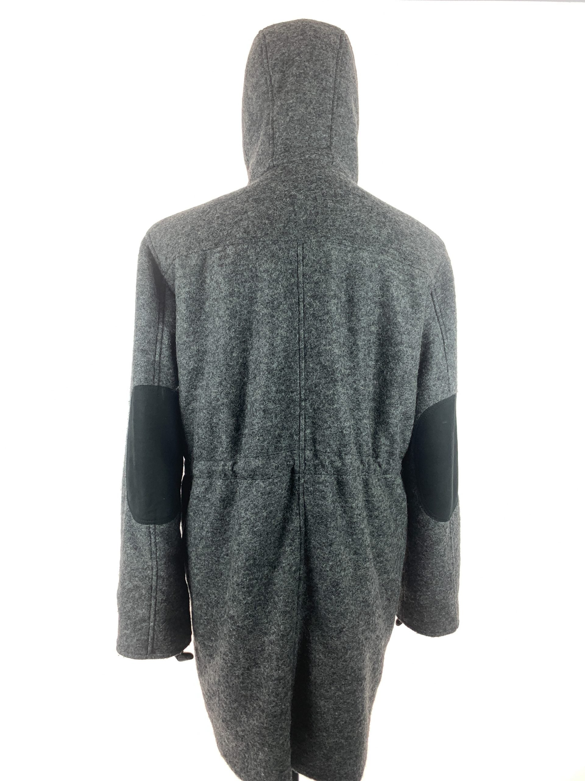 Racoon trim gent's inner puffer jacket